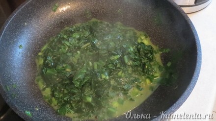 Приготовление рецепта Нежное клафути с черемшой и зеленым луком шаг 7