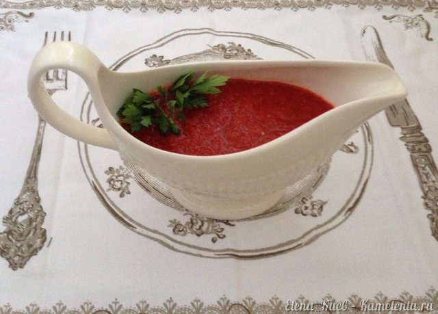 Рецепт соус из запеченных перцев