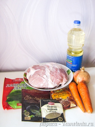 Приготовление рецепта Свинина, запеченная в духовке шаг 1