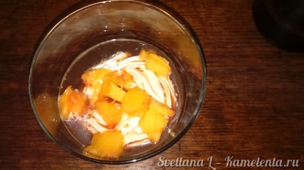 Приготовление рецепта Рикотта с персиком и кофе шаг 3