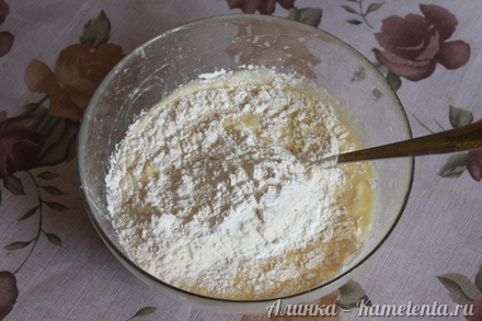 Приготовление рецепта Пирог с персиками шаг 4