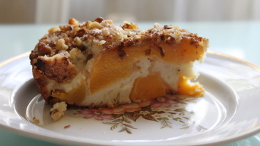 Рецепт Пирог с персиками