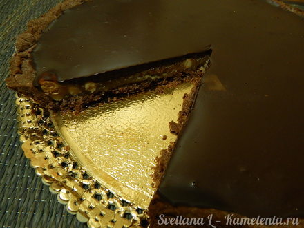 Приготовление рецепта Шоколадно-карамельный тарт шаг 13