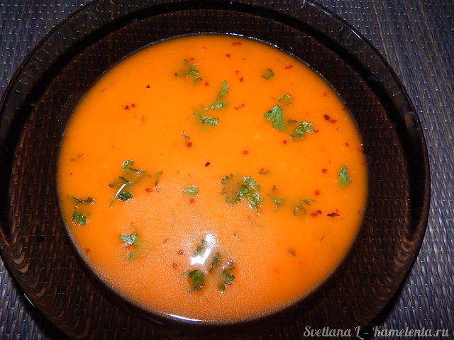 Рецепт томатного супа с нутом