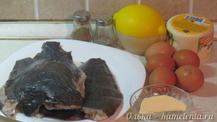 Приготовление рецепта Камбала в суфле из сыра шаг 1