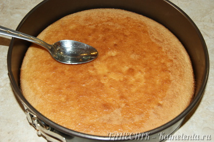 Приготовление рецепта Торт-мусс с персиками шаг 3