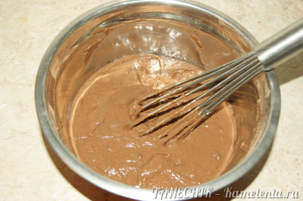 Приготовление рецепта Шоколадные оладушки шаг 4