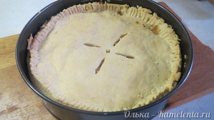 Приготовление рецепта Американский яблочный пирог шаг 17