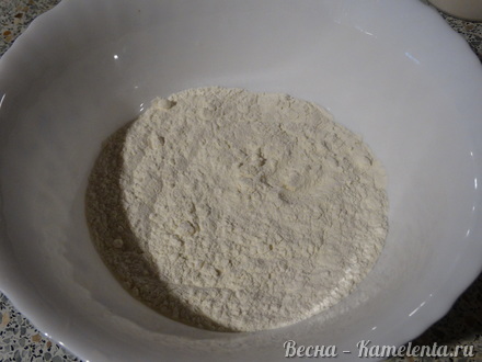 Приготовление рецепта Молочно-ванильный бисквит шаг 4