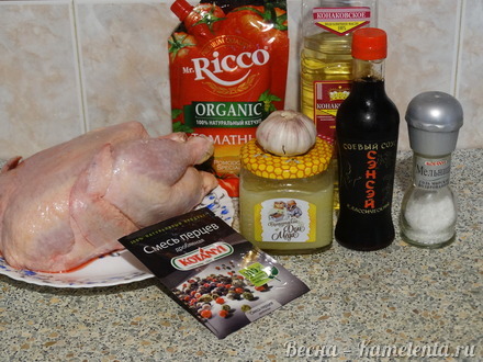 Приготовление рецепта Медовая курица шаг 1