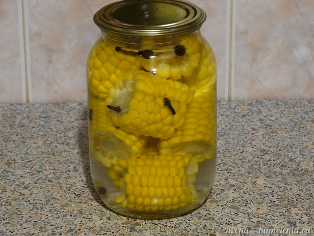 Рецепт маринованной кукурузы в початках