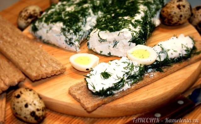 Рецепт творожного сыра с зеленью