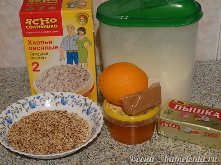 Приготовление рецепта Овсяное печенье с кунжутом шаг 1