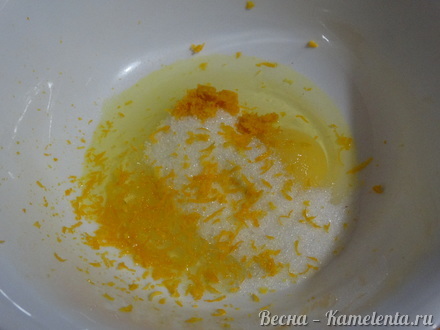 Приготовление рецепта Тыквенные блины с апельсином шаг 2