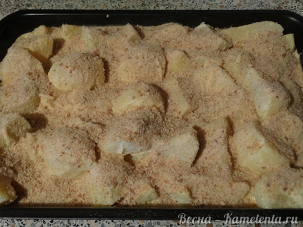 Приготовление рецепта Картофель с хрустящей корочкой шаг 4