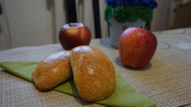 Рецепт Пирожки из творожного теста с яблоками