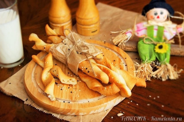 Рецепт гриссини - хлебных палочек