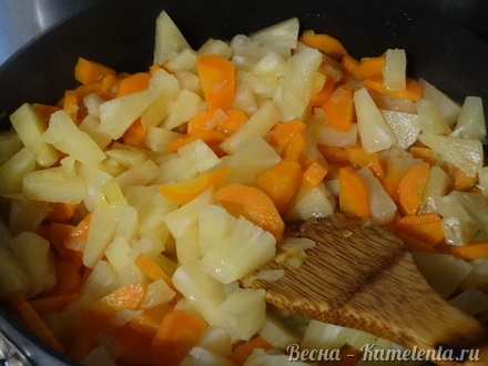 Приготовление рецепта Пикантная закуска из моркови и ананаса шаг 7