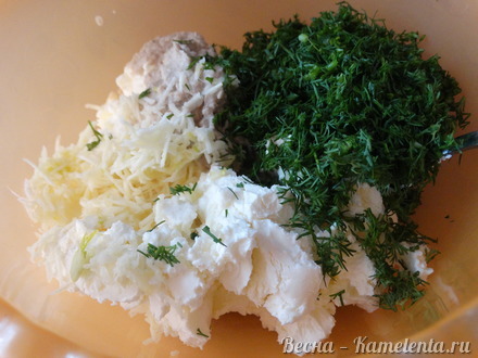 Приготовление рецепта Закуска из болгарского перца и баклажанов с домашним творожным сыром шаг 2