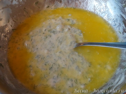 Приготовление рецепта Сырно-укропный кекс с рисовой мукой шаг 3