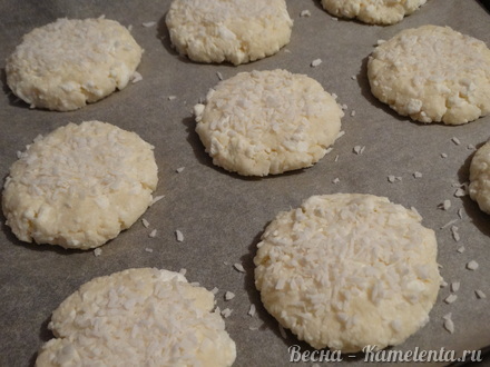 Приготовление рецепта Печенье творожно-кокосовое шаг 5