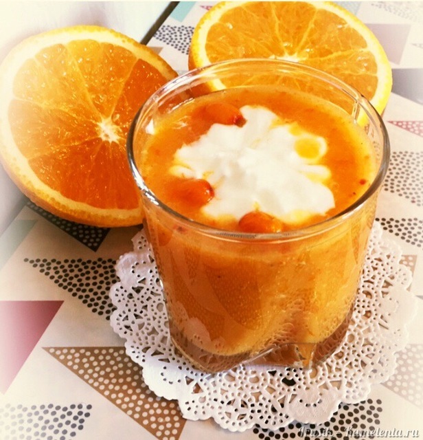 Рецепт оранжевого смузи