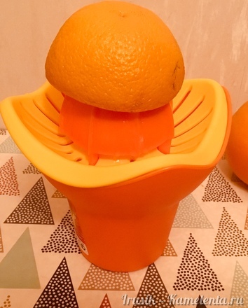 Приготовление рецепта Оранжевый смузи шаг 2
