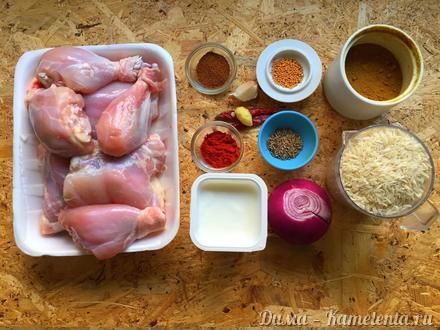 Приготовление рецепта Бирья́ни с курицей बिरयानी шаг 1
