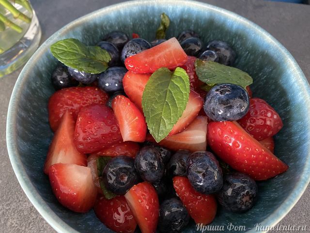 Рецепт ягодного салата (Berry bowl)