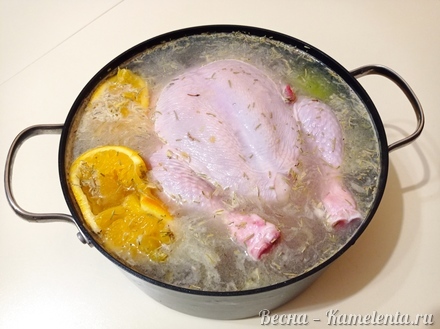 Приготовление рецепта Курица в цитрусовом маринаде шаг 5
