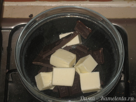 Приготовление рецепта &quot;Crackled&quot; chocolate cookies - (&quot;Треснутое&quot; шоколадное печенье) шаг 2