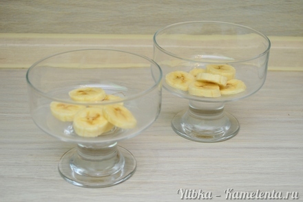 Приготовление рецепта Творожно-банановый десерт шаг 4
