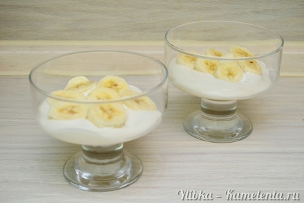 Приготовление рецепта Творожно-банановый десерт шаг 6