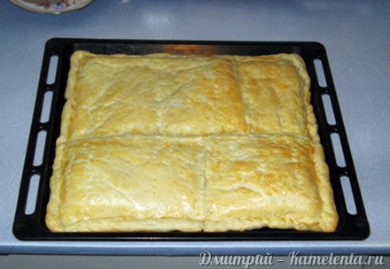 Приготовление рецепта Слоеный пирог с капустой шаг 9