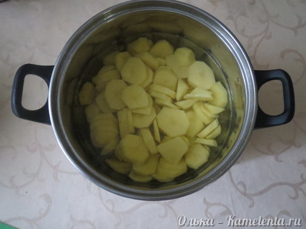 Приготовление рецепта Картофельная &quot;лазанья&quot; с грибами шаг 3