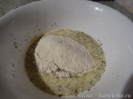 Приготовление рецепта Закусочный сырный кекс шаг 4