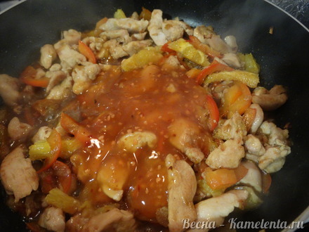 Приготовление рецепта Курица на китайский лад шаг 13