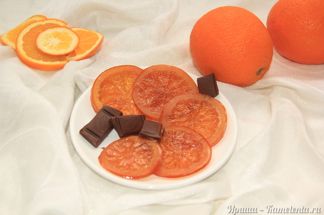 Рецепт карамелизированных апельсинов