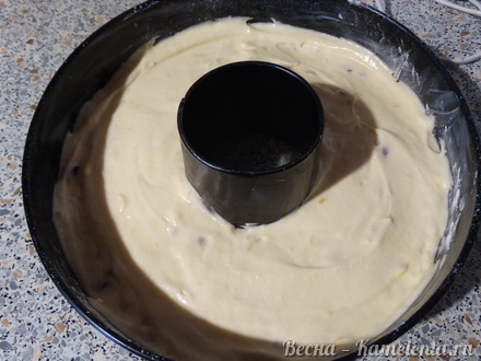 Приготовление рецепта Лимонно-сметанный кекс с вяленой вишней шаг 11