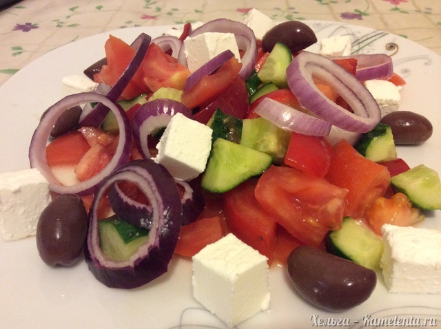 Рецепт греческий салат