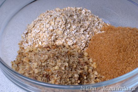 Приготовление рецепта Овсяное печенье  с орехами шаг 3