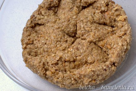 Приготовление рецепта Овсяное печенье  с орехами шаг 4