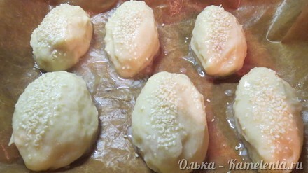 Приготовление рецепта Сосиски, запеченные в картофельном &quot;тесте&quot; шаг 10