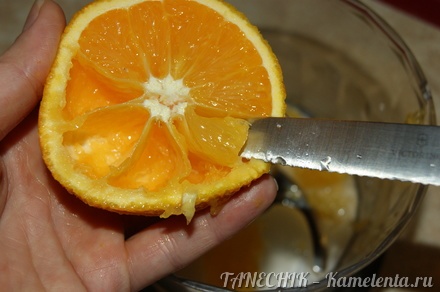 Приготовление рецепта Творожно-апельсиновый десерт шаг 3