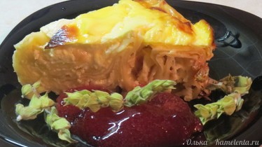 Рецепт Сладкий творожный пирог из лаваша