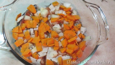 Приготовление рецепта Рыбный суп, запеченный в духовке шаг 3