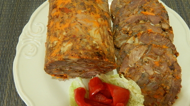 Кавурма — мясной рулет из баранины (гагаузская, восточная кухня)