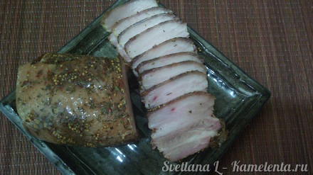 Приготовление рецепта Грудинка свиная вареная в ароматных специях шаг 6
