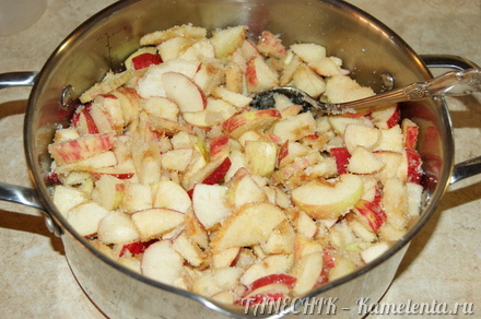 Приготовление рецепта Яблочный конфитюр за 3 минутки шаг 4