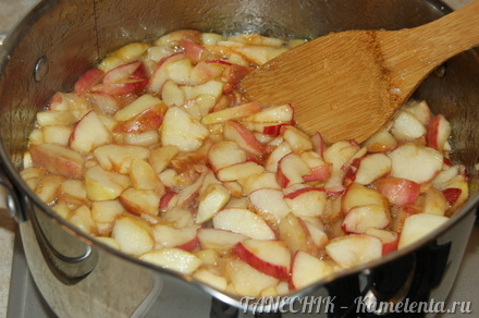Приготовление рецепта Яблочный конфитюр за 3 минутки шаг 5